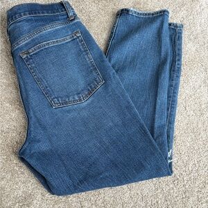 Abercrombie & Fitch Light Blue High-Rise Skinny Jeans